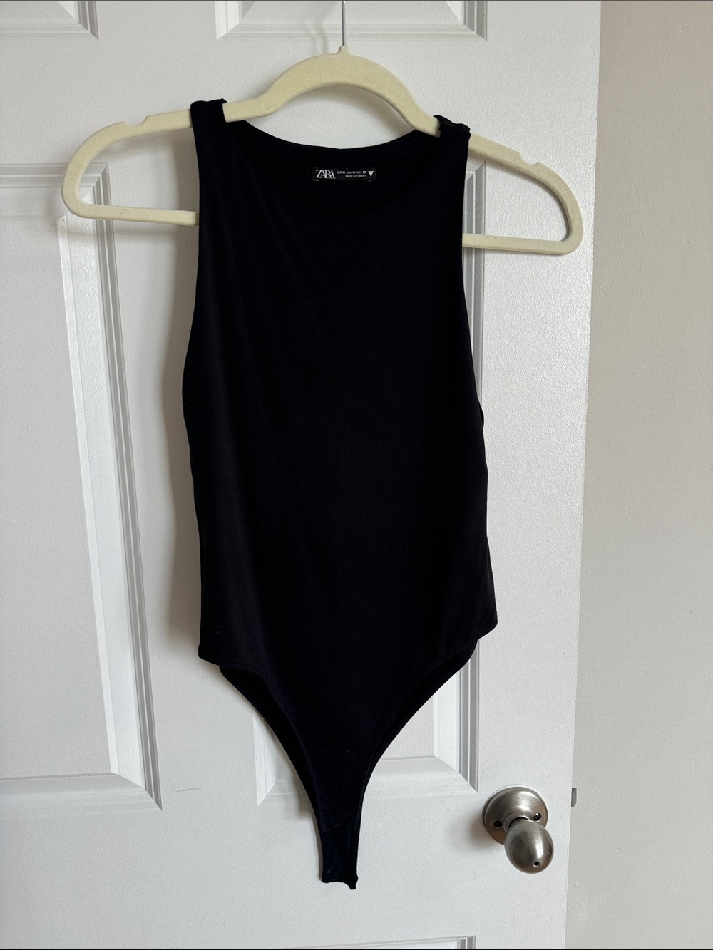 Zara Black Sleeveless Kids Bodysuit